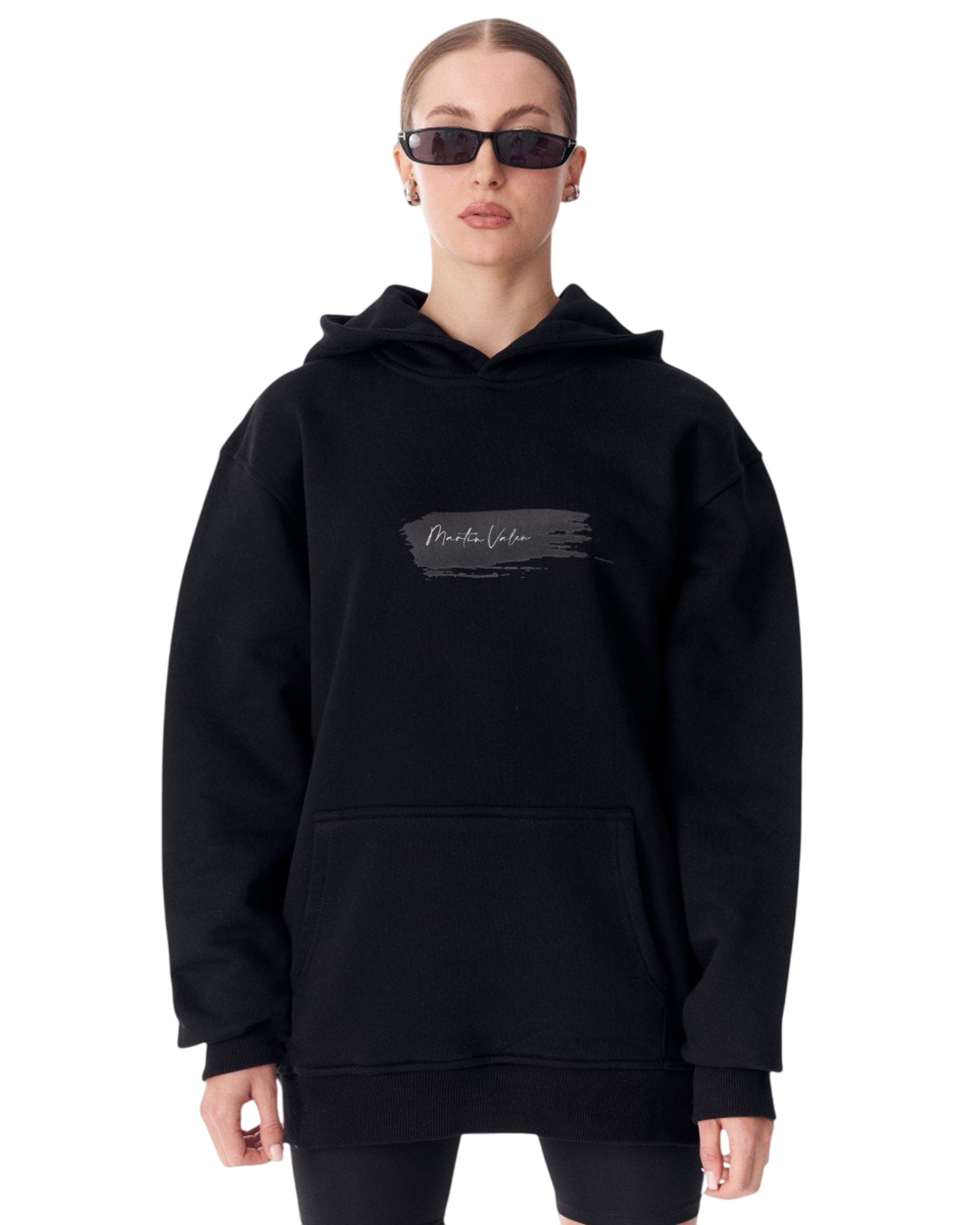 MARTIN VALEN Sweatshirt in Zwart