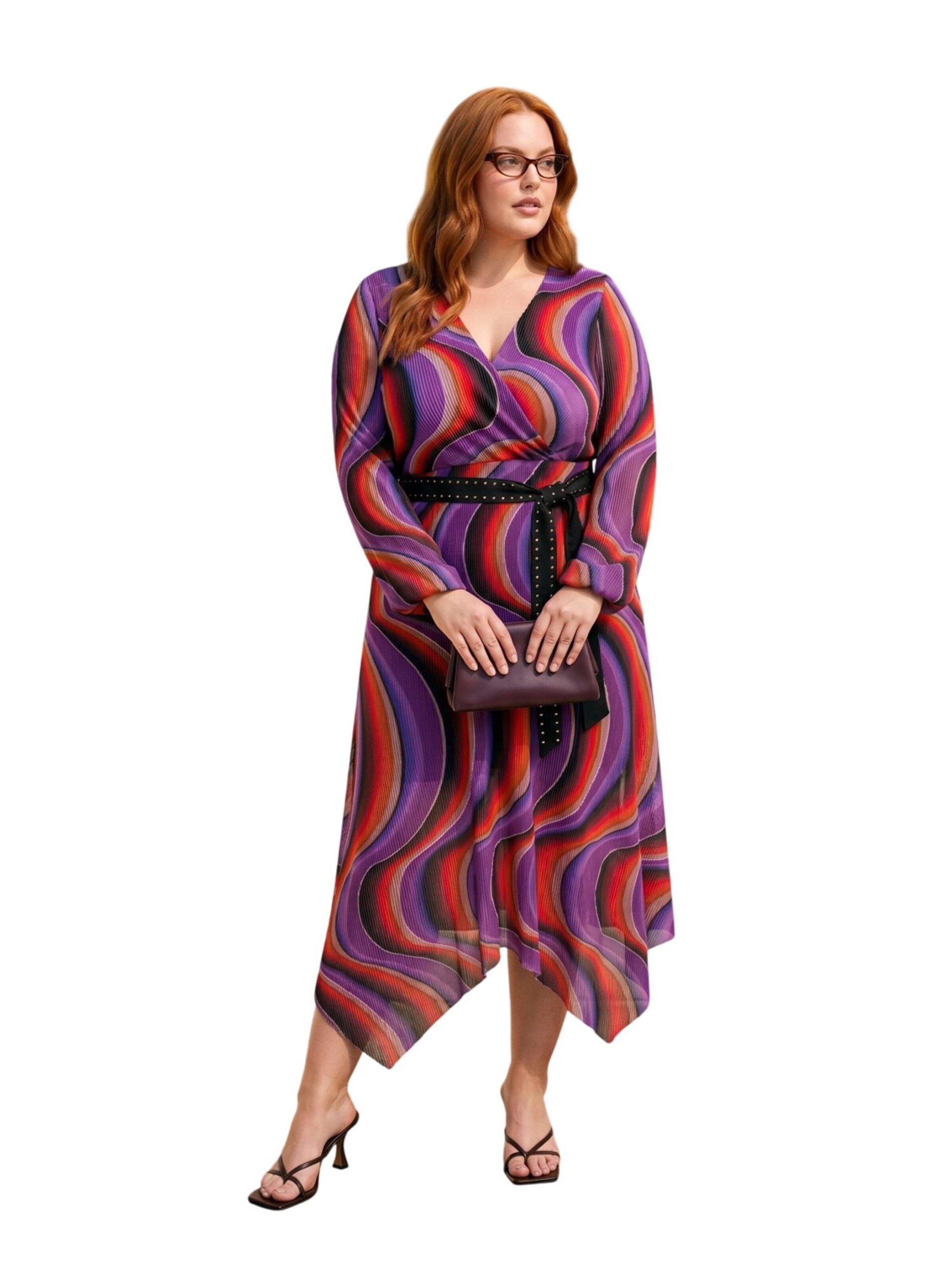 Shape Of You Dress in Purple