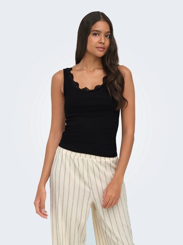 ONLY Τοπ 'ONLTINE' σε μαύρο: μπροστά