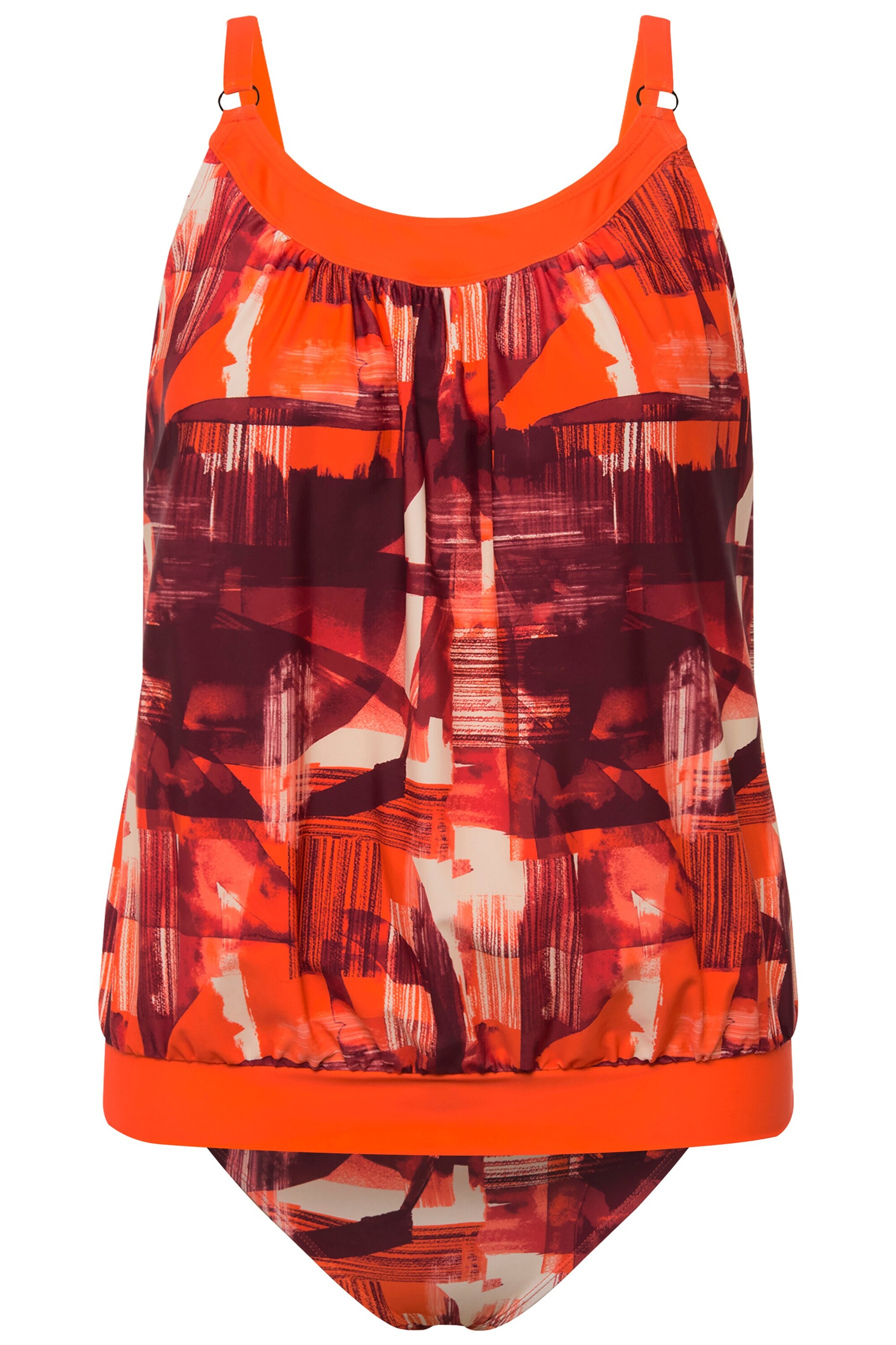 Ulla Popken Tankini in Rot: Vorderseite