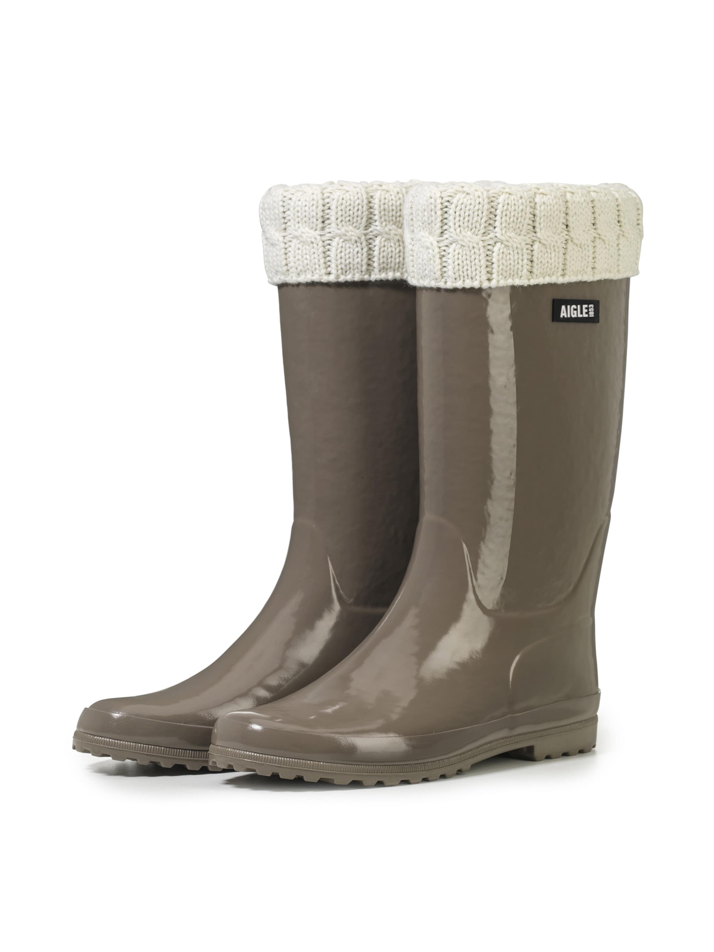 AIGLE - Botas camperas 'ELIOSA' en marrón: frente