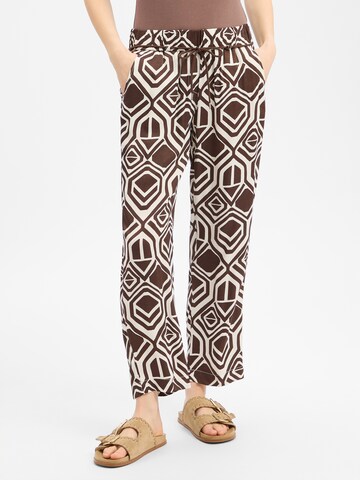 TONI Regular Pants 'Pia' in Brown: front