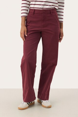 Wide Leg Pantalon 'Belme' Part Two en rouge : devant