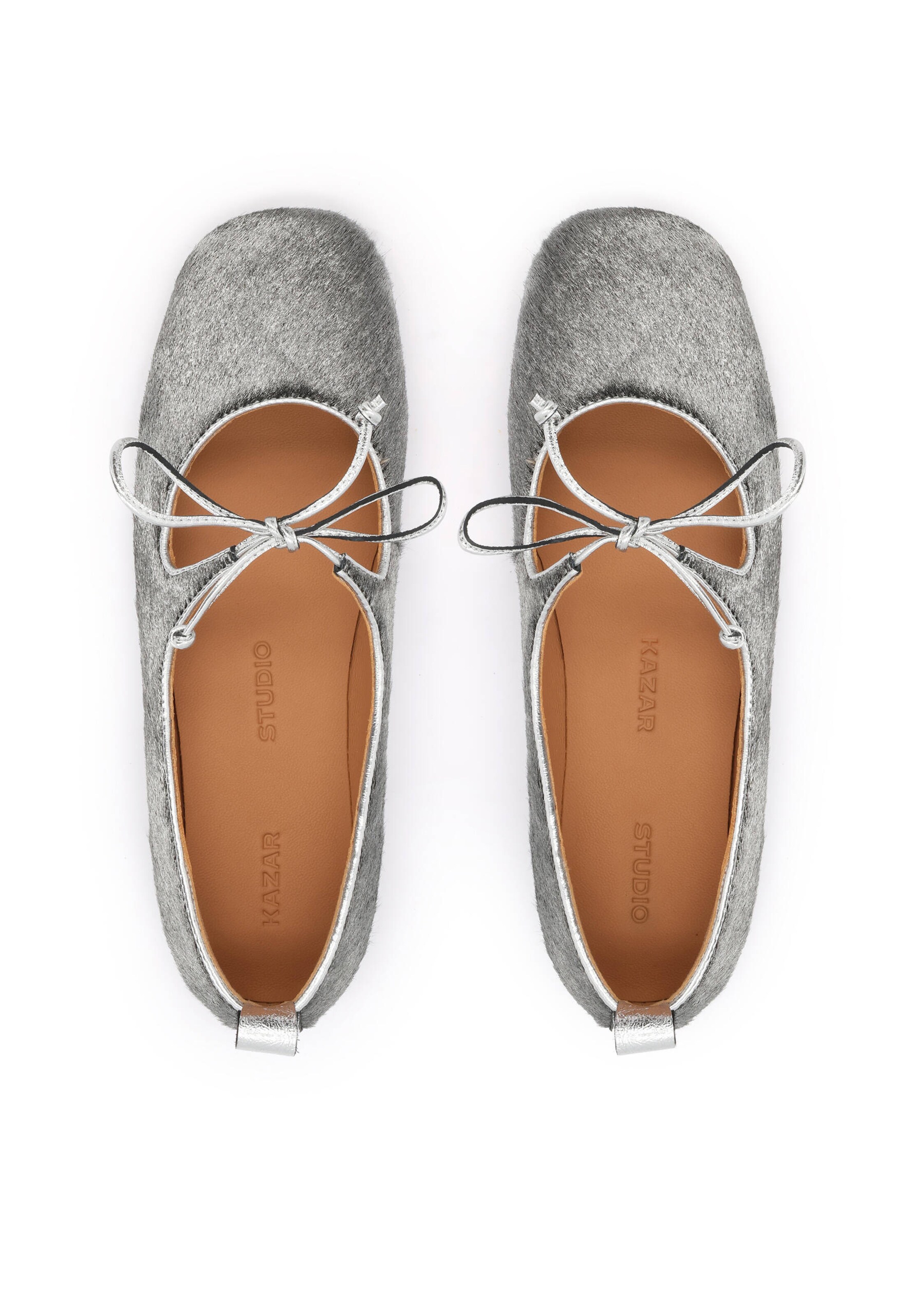 Ballerines à lanières Kazar Studio en gris