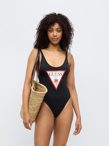 GUESS - Bustier Traje de baño 'VIOLET' en negro