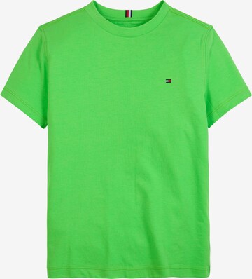 TOMMY HILFIGER Μπλουζάκι 'ESSENTIAL' σε πράσινο