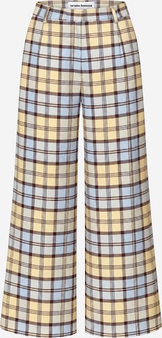 Barrel Pantalon à pince Tatiana Zidekova en bleu : devant