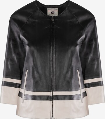 Giorgio di Mare Between-Season Jacket in Black: front