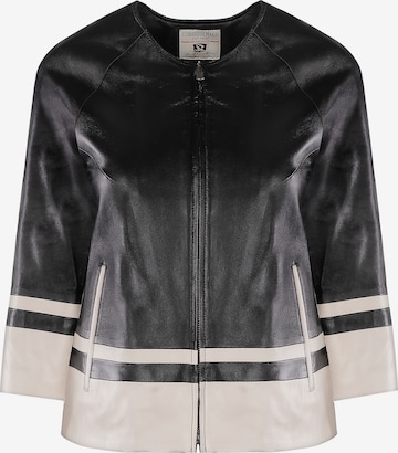 Giorgio di Mare Between-Season Jacket in Black: front