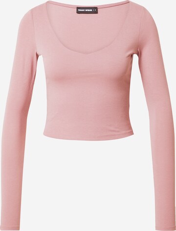 rozā Tally Weijl T-Krekls: no priekšpuses