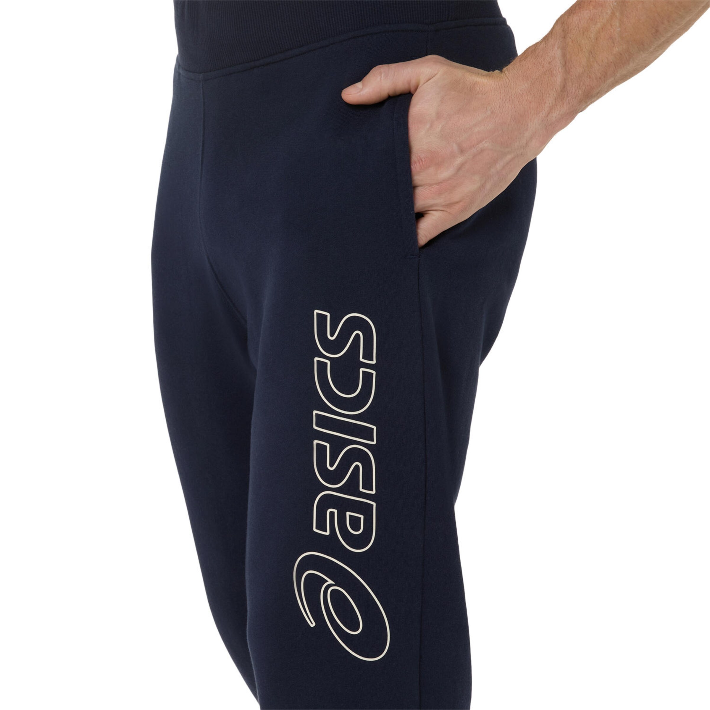 ASICS Tapered Workout Pants in Blue