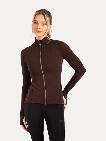 Smilodox Training Jacket in Brown: front