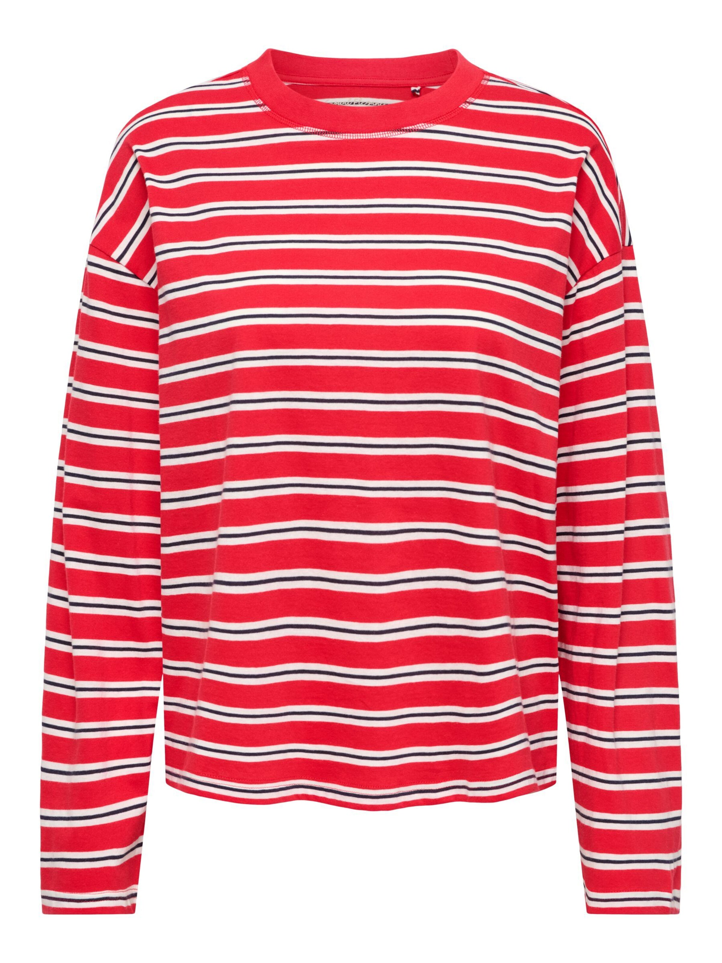 ONLY Camiseta en XS en rojo / negro / blanco, Vista del producto