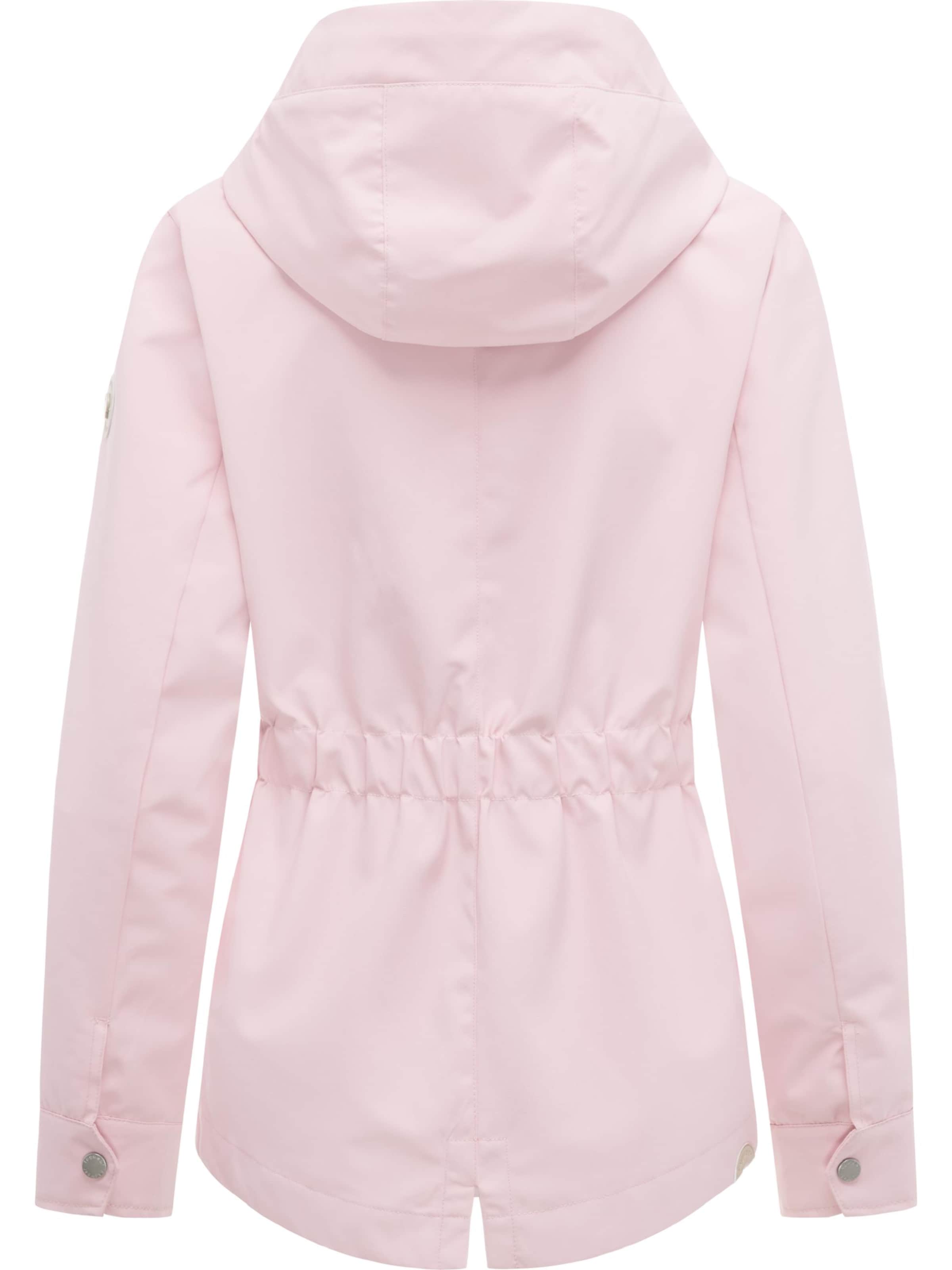 Ragwear Weatherproof jacket 'Monadde' in Pink