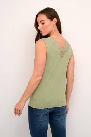 Cream Top in Green