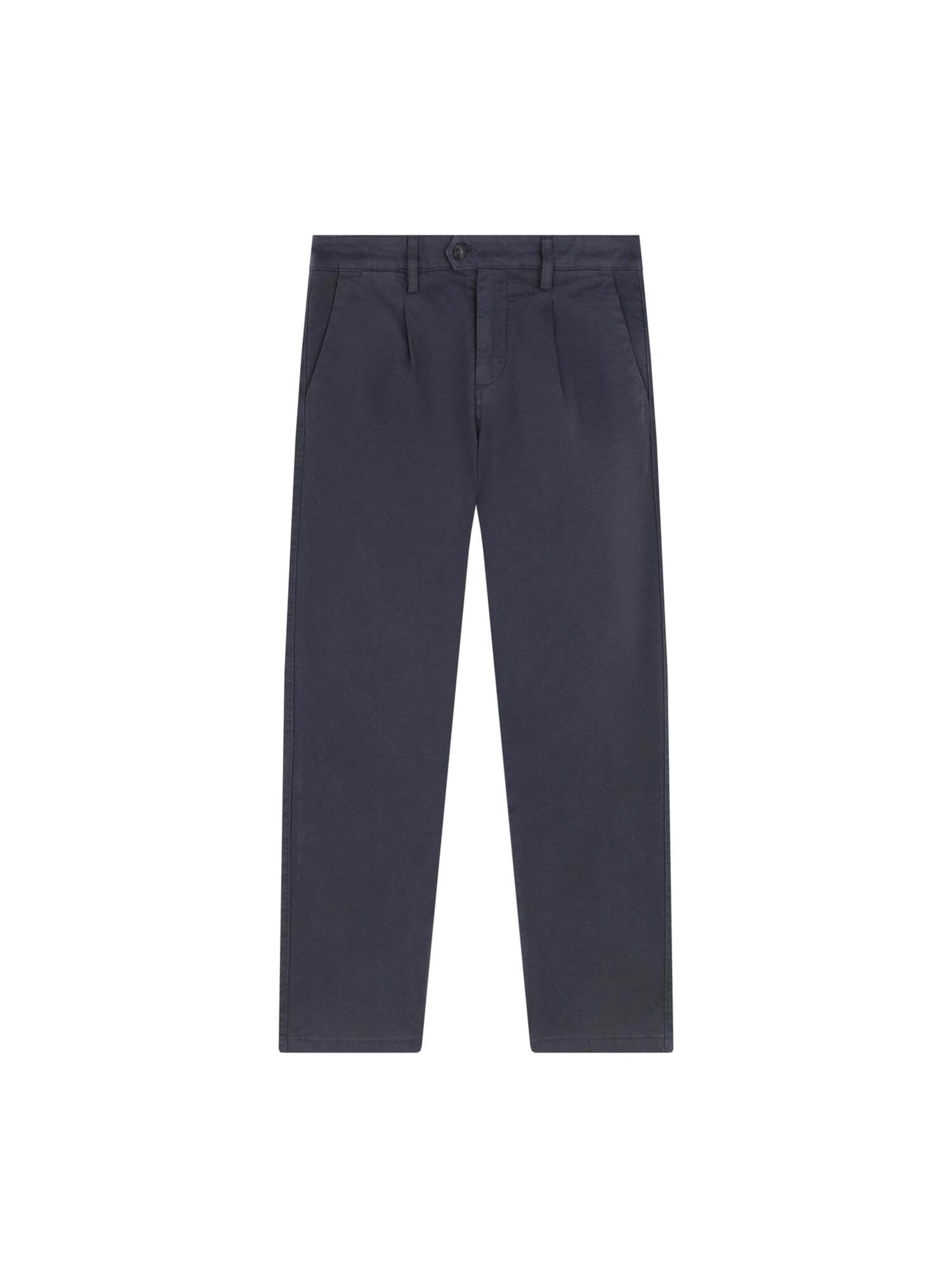 Scalpers Loose fit Pleat-front trousers 'Nos Firenze' in Blue: front