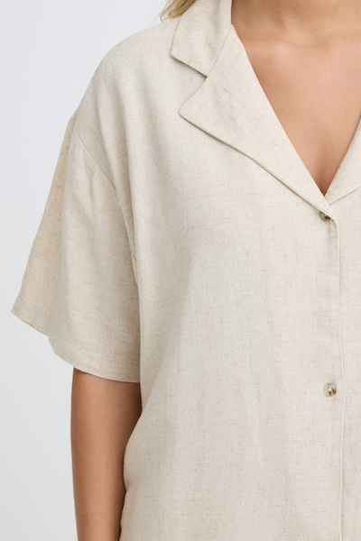 Fransa Blouse in de kleur Ecru, Productweergave