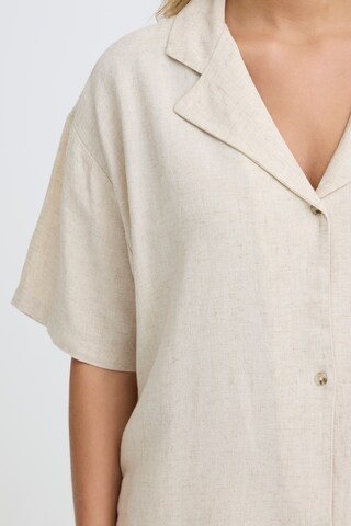 Fransa Blouse in Beige