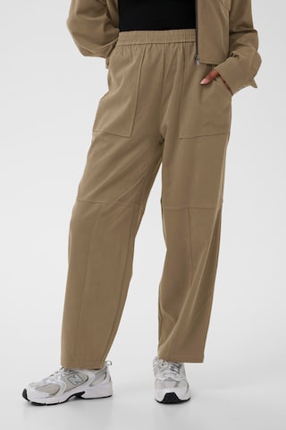 Kaffe - Loosefit Pantalón 'KACerina' en marrón: frente