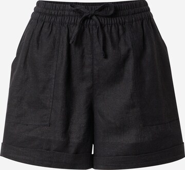 TOM TAILOR DENIM Loosefit Shorts in Schwarz: predná strana