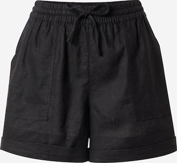 TOM TAILOR DENIM Shorts in Schwarz: predná strana