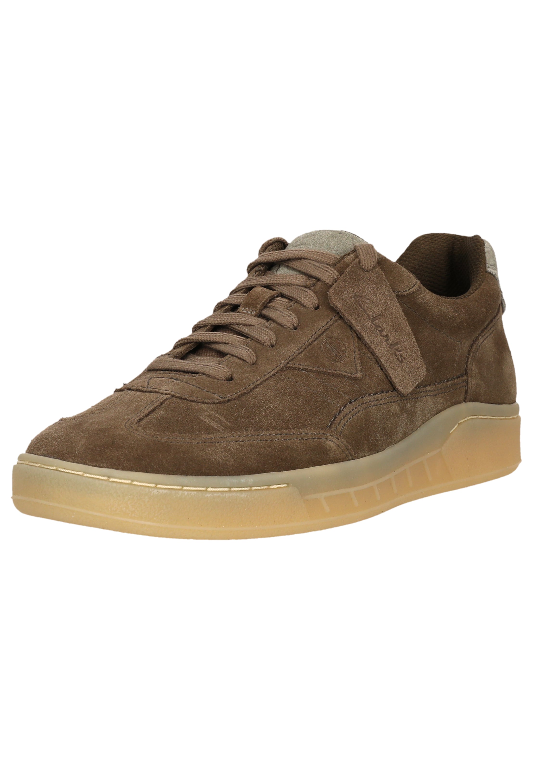 CLARKS Sneakers laag 'CraftRally Ace' in Bruin: voorkant