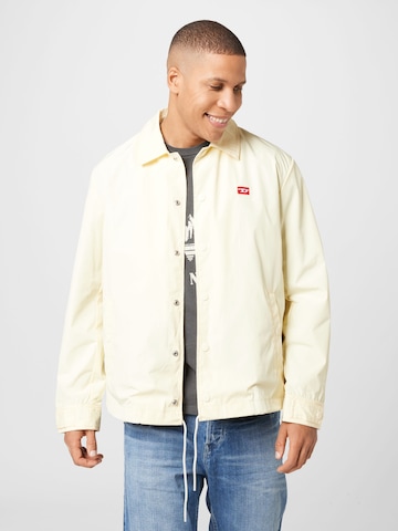 DIESEL Between-Season Jacket 'J-COAL-NP' in Yellow: front