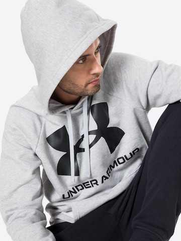 UNDER ARMOUR - Sweatshirt de desporto em cinzento