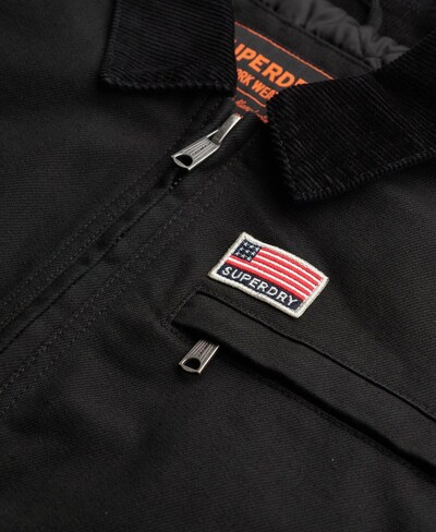 Superdry Übergangsjacke in schwarz, Produktansicht