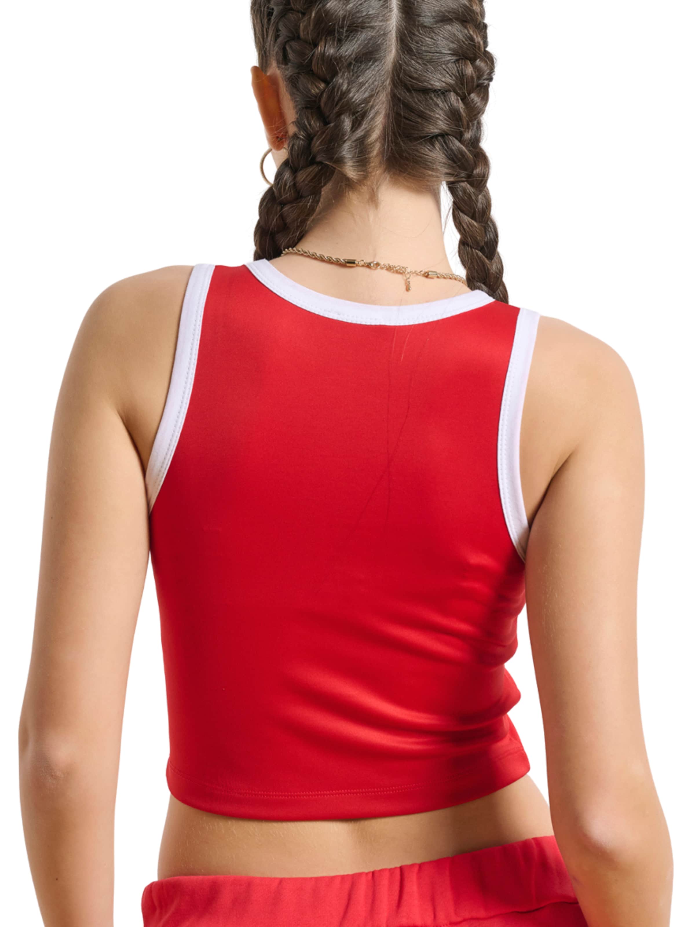 Bdtk Sports Top 'BEYOND' in Red