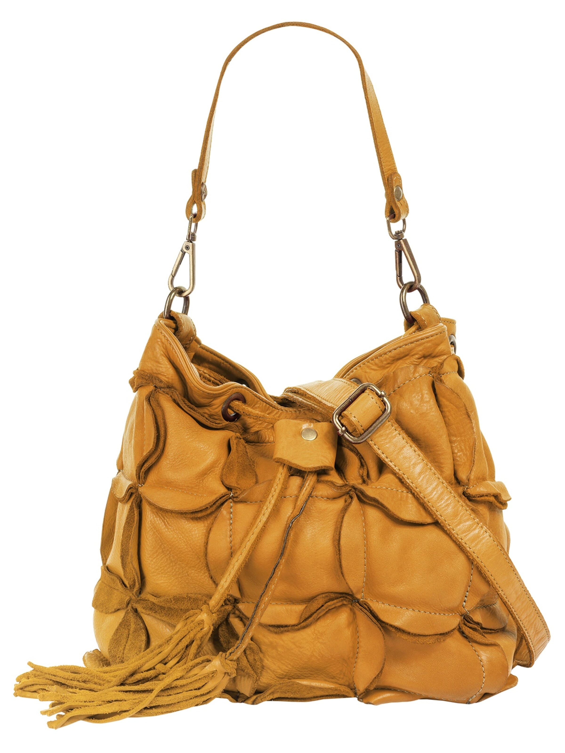 Samantha Look Handbag in Yellow: front
