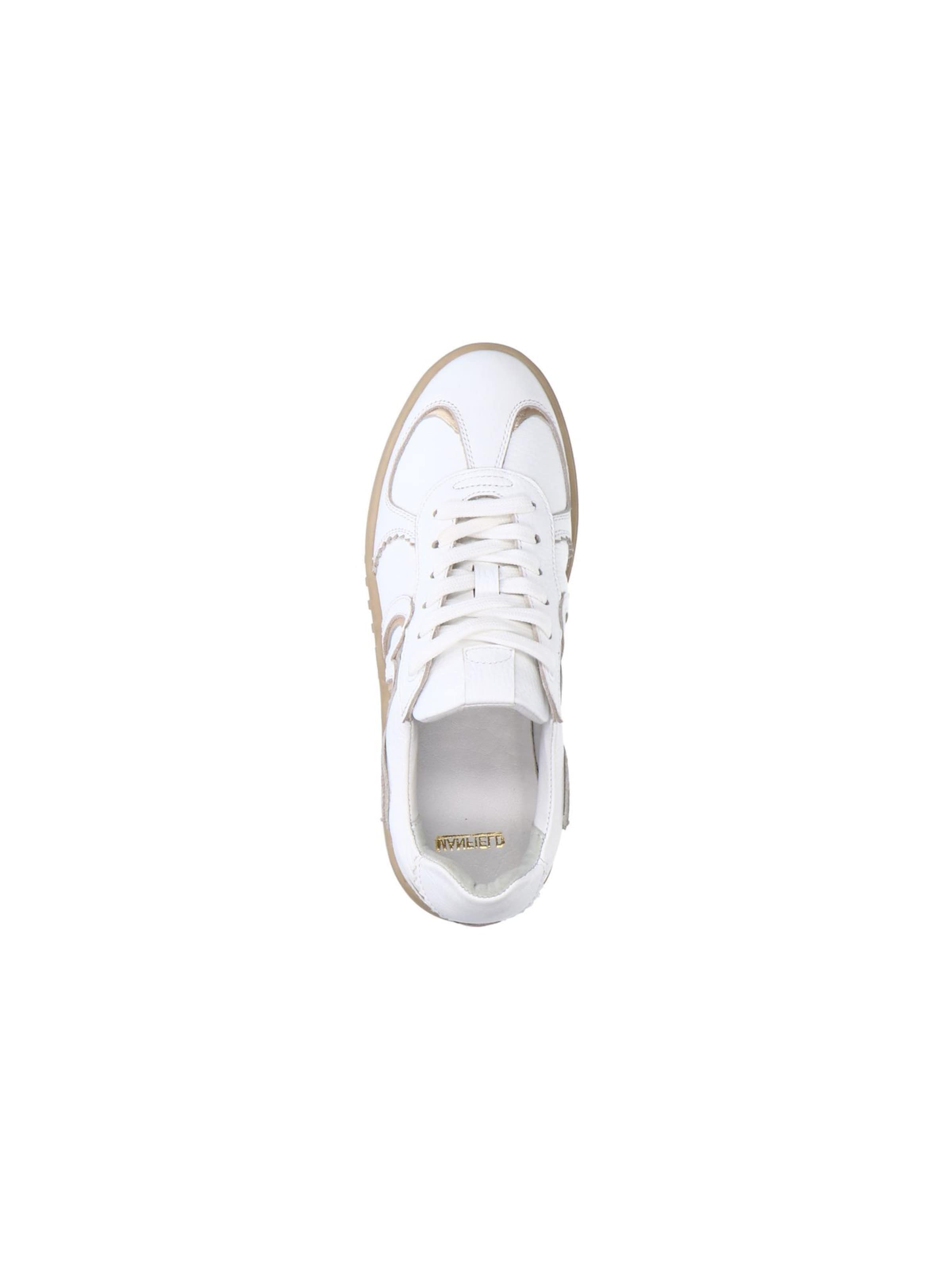Baskets basses MANFIELD en blanc