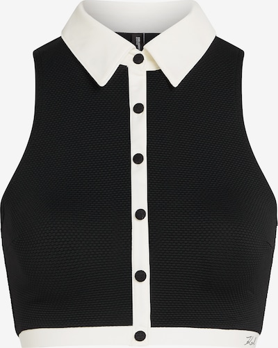 Karl Lagerfeld Bikinitoppi värissä musta / valkoinen, Tuotenäkymä