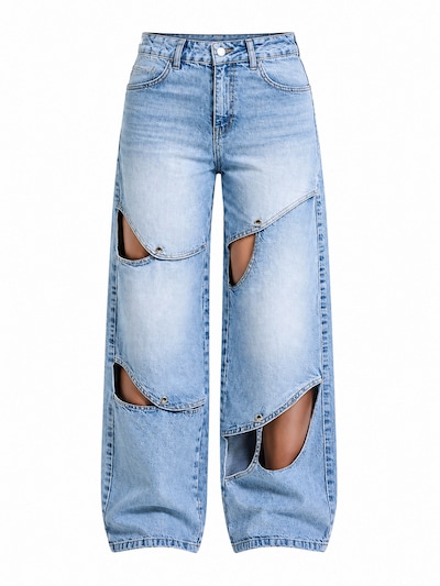 IT'S BASIC Jeans in 34 in de kleur Aqua, Productweergave