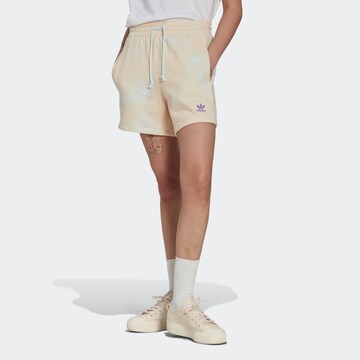 ADIDAS ORIGINALS Regular Shorts 'Allover Print Loose' in Orange: predná strana