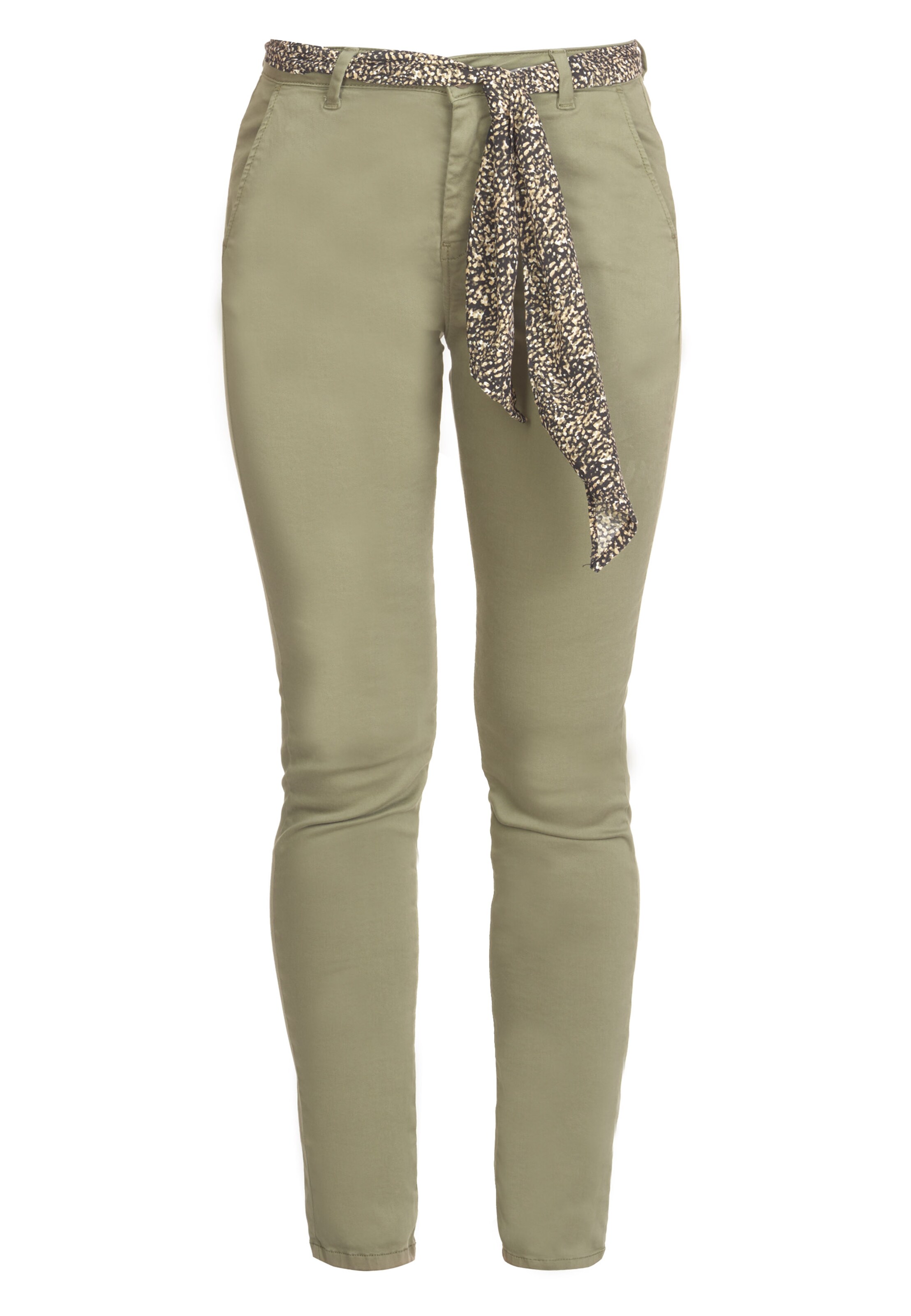 Pantalon chino 'DYLI 4' Le Temps Des Cerises en vert : devant