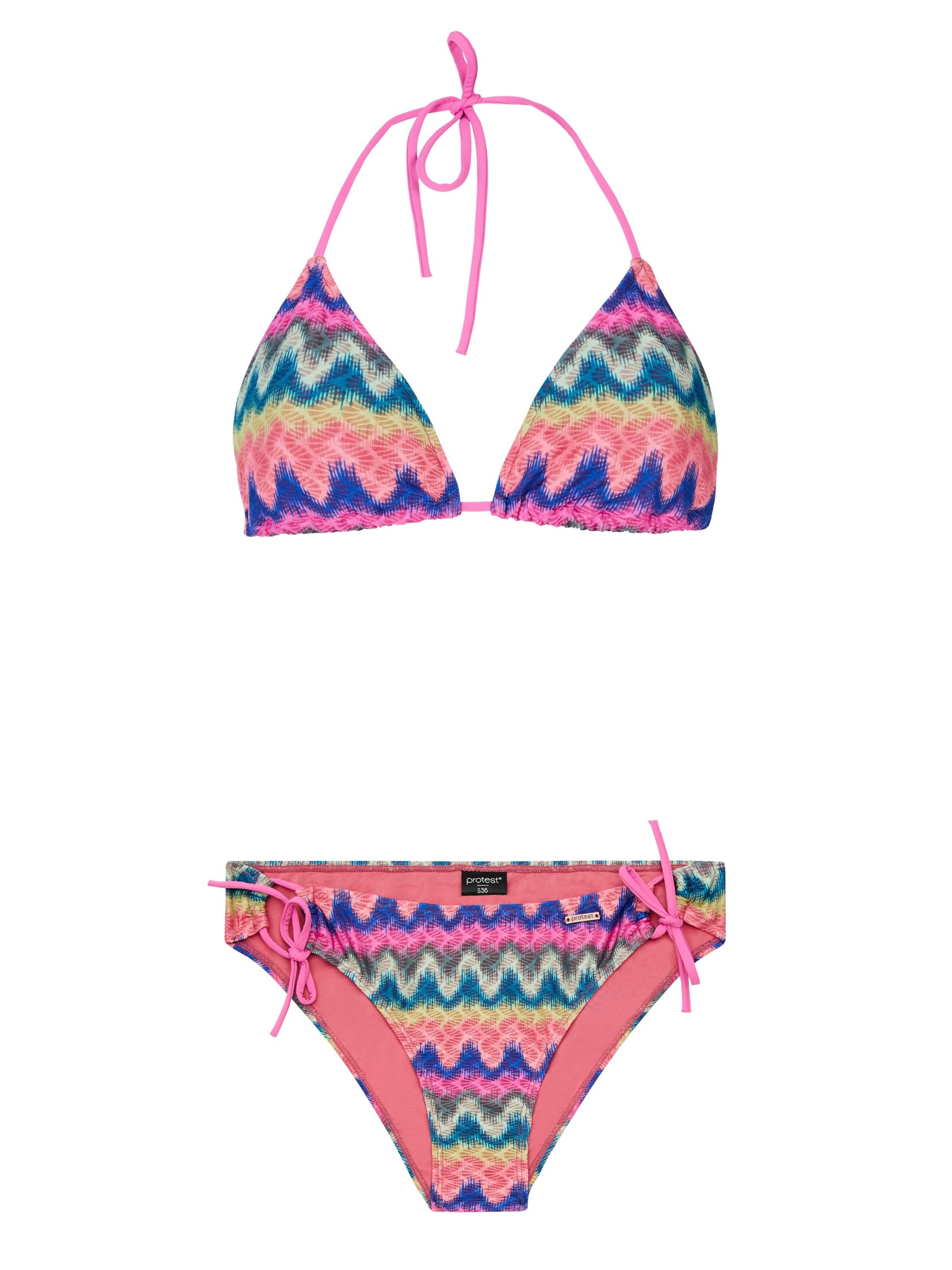 PROTEST Bikini 'PRTGrip' in Pink: Vorderseite