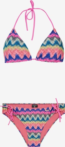 PROTEST Bikini 'PRTGrip' in Pink: Vorderseite
