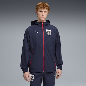 PUMA Training jacket 'Österreich' in Blue: front
