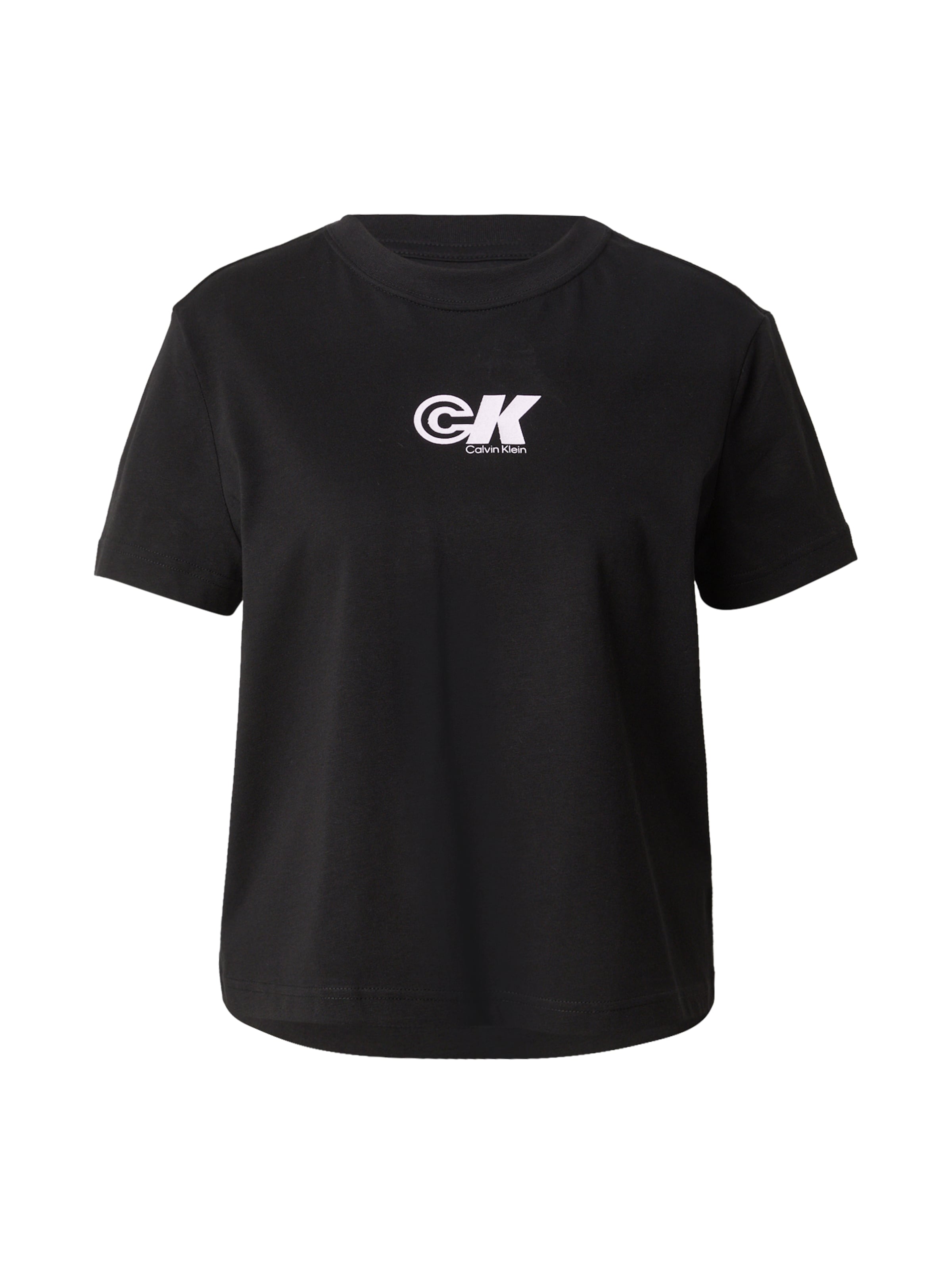 Calvin Klein Jeans Koszulka w kolorze czarny: przód