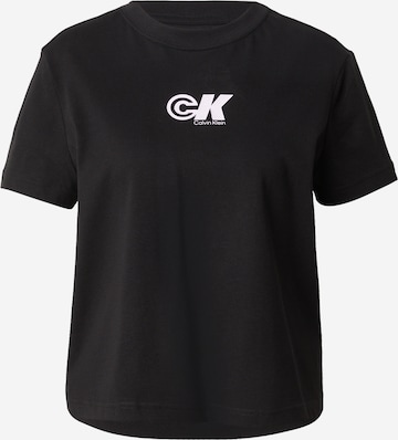 melns Calvin Klein Jeans T-Krekls: no priekšpuses