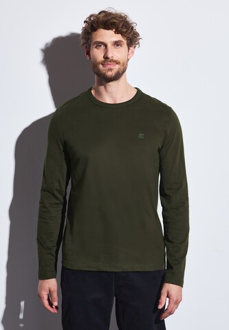 Street One MEN Sweatshirt in Green: front