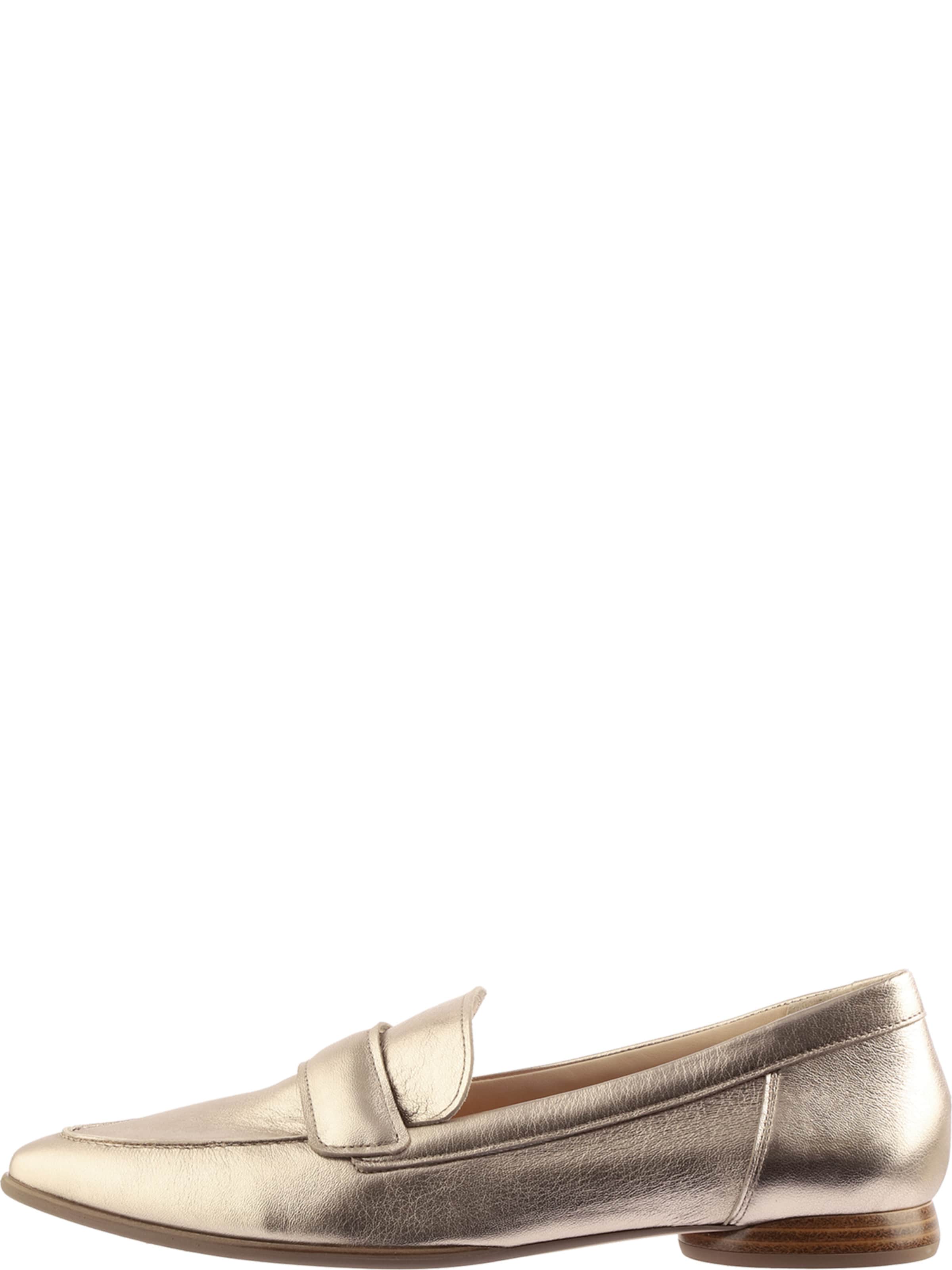 Högl Instappers 'BERRY' in Goud: voorkant