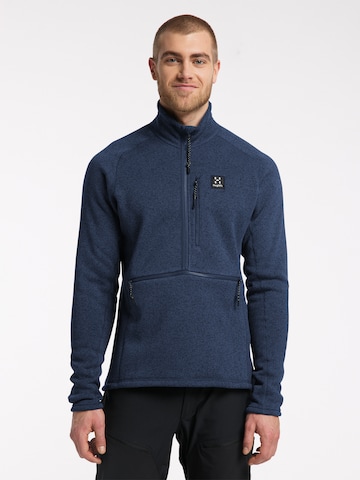 Haglöfs Athletic Fleece Jacket 'Risberg' in Blue: front