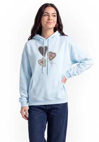 MYMO - Sudadera en azul: frente