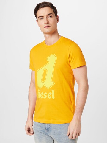 DIESEL - Camisa 'DIEGOR' em laranja: frente