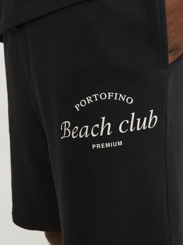 JACK & JONES Regular Broek 'Ocean Club' in Zwart