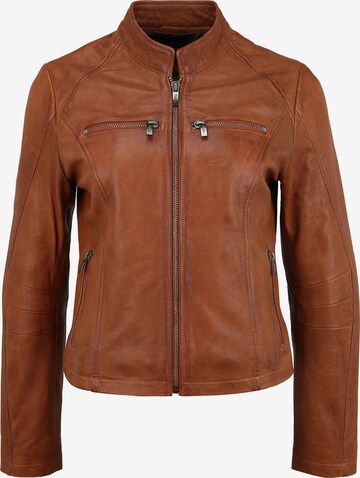 BUFFALO Between-Season Jacket 'BE KINGLY' in Brown: front