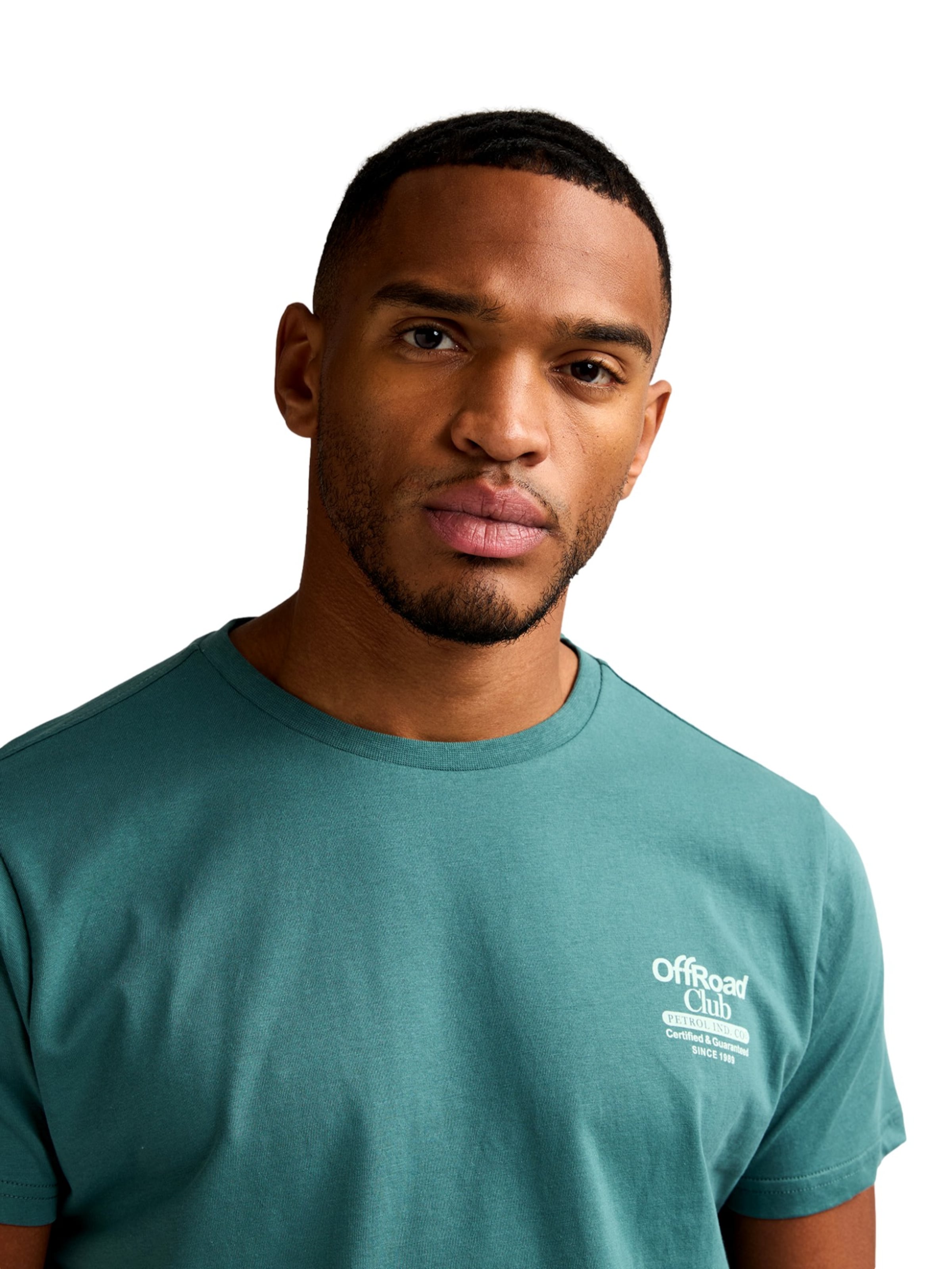 T-Shirt Petrol Industries en vert