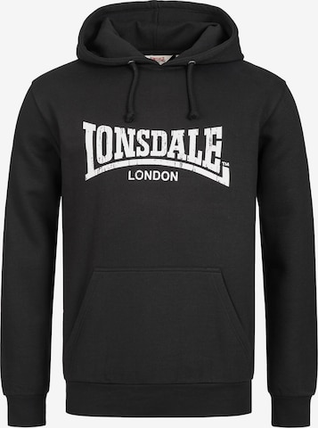 LONSDALE Sweatshirt 'Wolterton' in Black: front